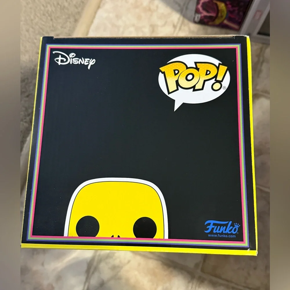 Funko Jumbo Jack Skellington and Zero Blacklight Pop - Picture 5 of 6